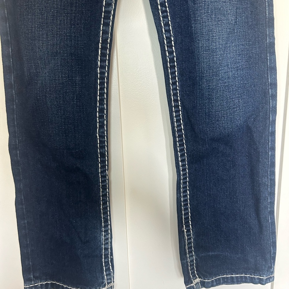 Vintage Rough Rider Jeans big contrast stitch denim - Picture 9 of 12